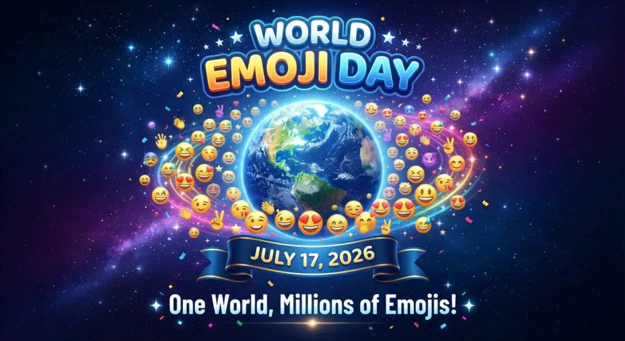 Free Download World Emoji Day Facts 2026 - High Quality World Emoji Day 2026 Image