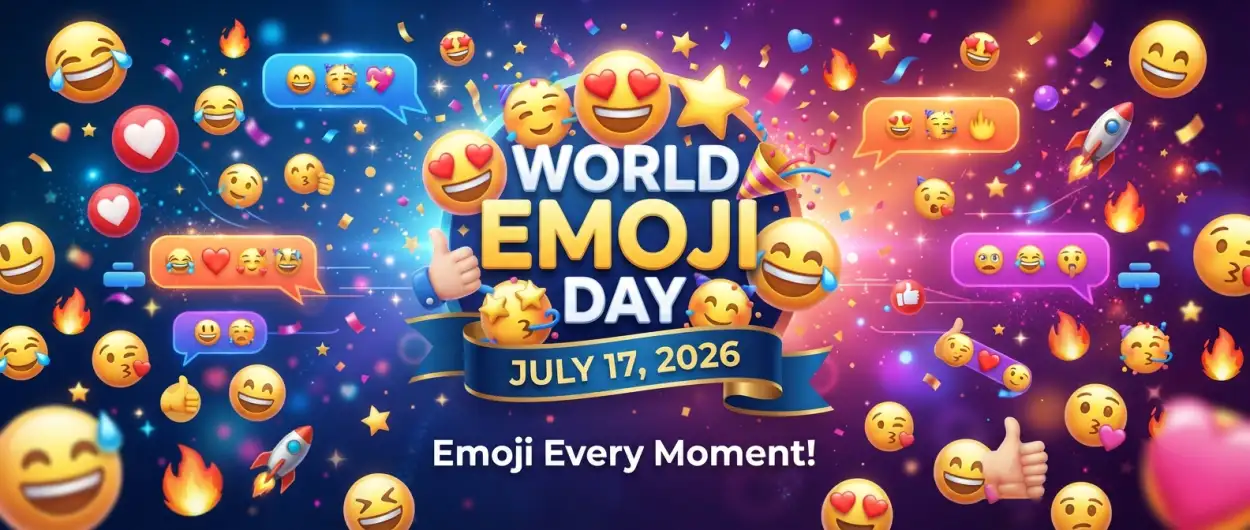 Free Download World Emoji Day Facts For Kids - High Quality World Emoji Day 2026 Image