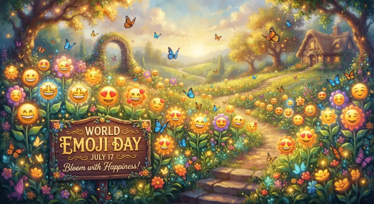 Free Download World Emoji Day Greetings - High Quality World Emoji Day 2026 Image