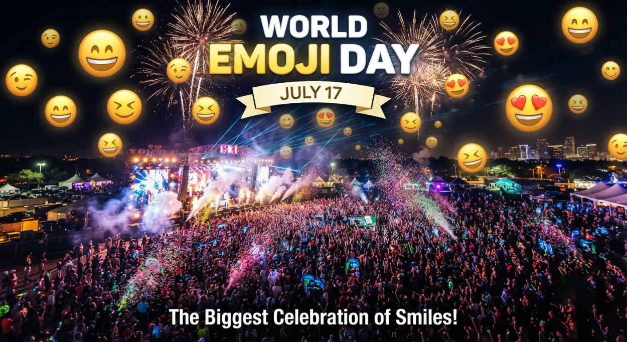 Free Download World Emoji Day Online Event Ideas - High Quality World Emoji Day 2026 Image