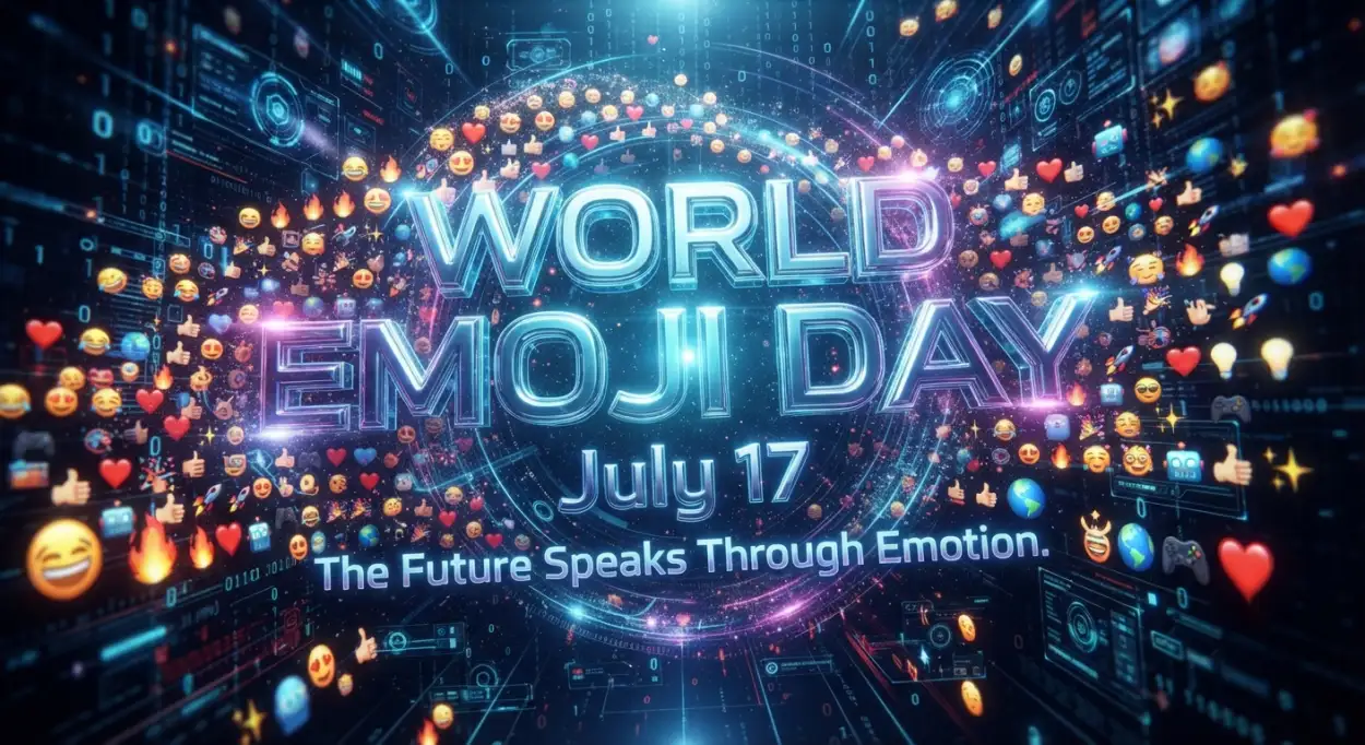 Free Download World Emoji Day Poster 2026 - High Quality World Emoji Day Poster 2026 Image