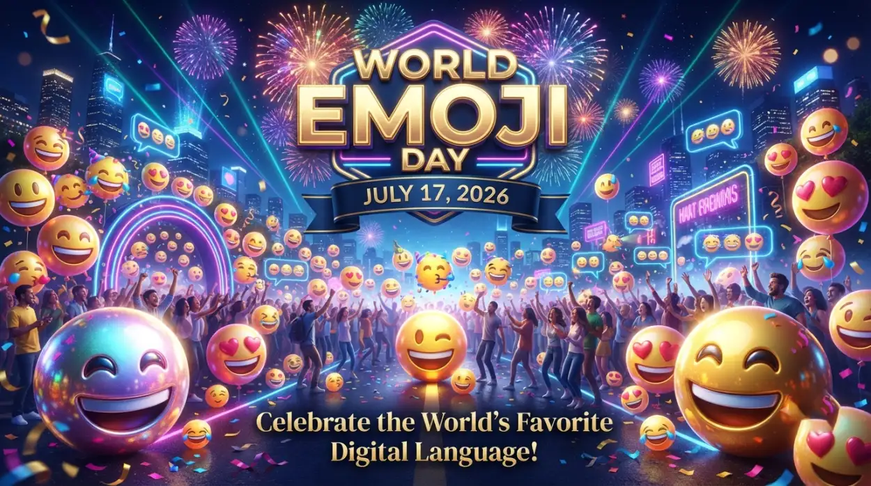 Free Download World Emoji Day Quiz Questions - High Quality World Emoji Day 2026 Image
