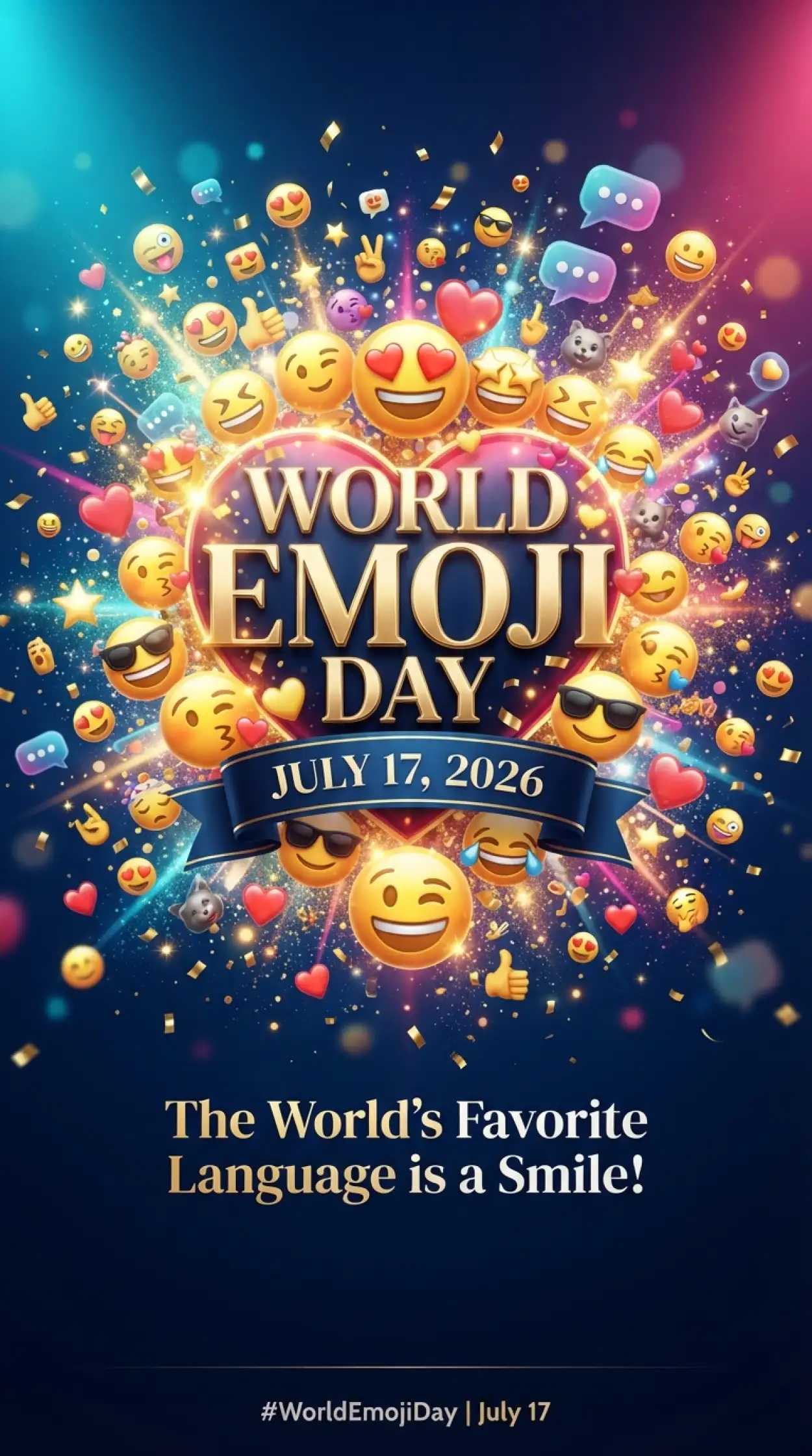 Free Download World Emoji Day Trivia - High Quality World Emoji Day 2026 Image