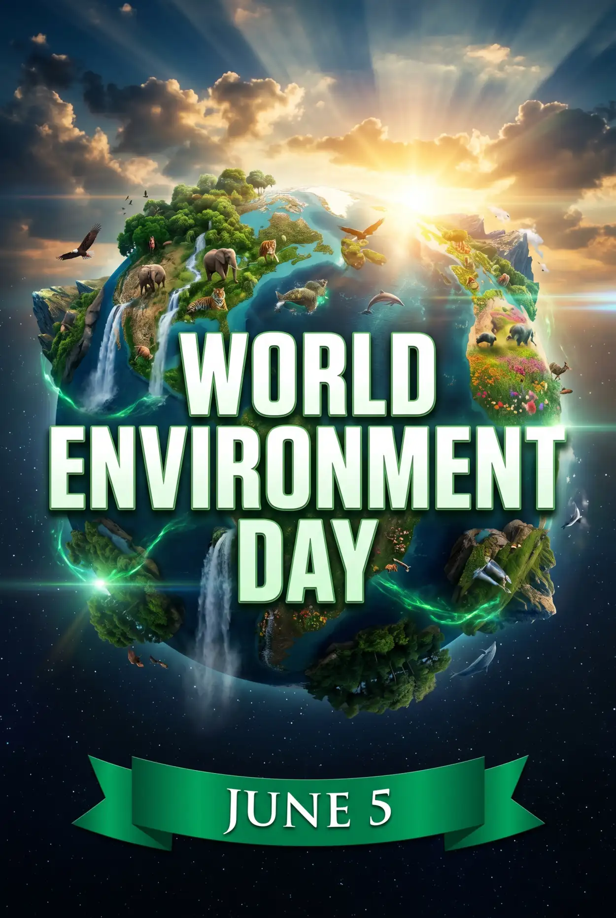 Free Download World Environment Day 2026 Creative Poster Design - High Quality World Environment Day 2026 Image