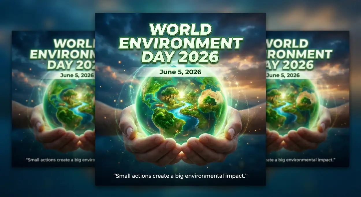 Free Download World Environment Day 2026 Environmental Campaign Templates - High Quality World Environment Day 2026 Image