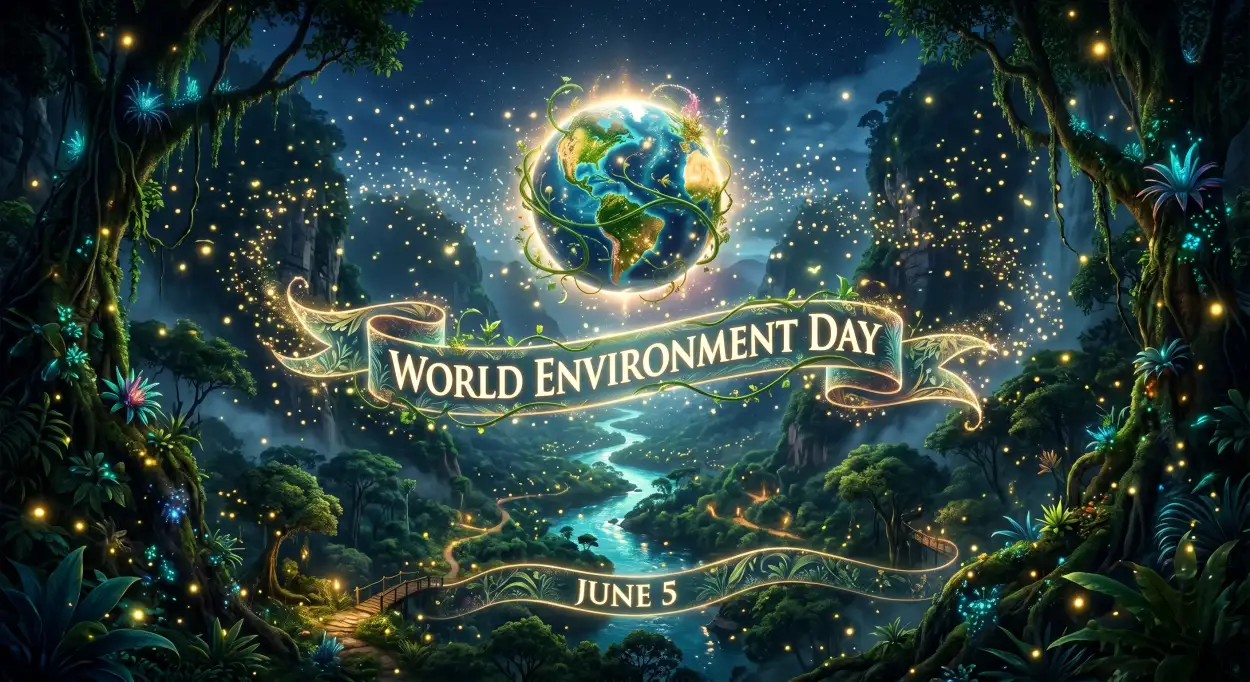 Free Download World Environment Day 2026 Environmental Sustainability Graphics - High Quality World Environment Day 2026 Image