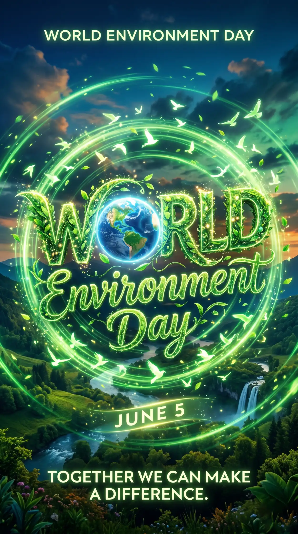 Free Download World Environment Day 2026 Instagram Post Design - High Quality World Environment Day Poster Ideas 2026 Image