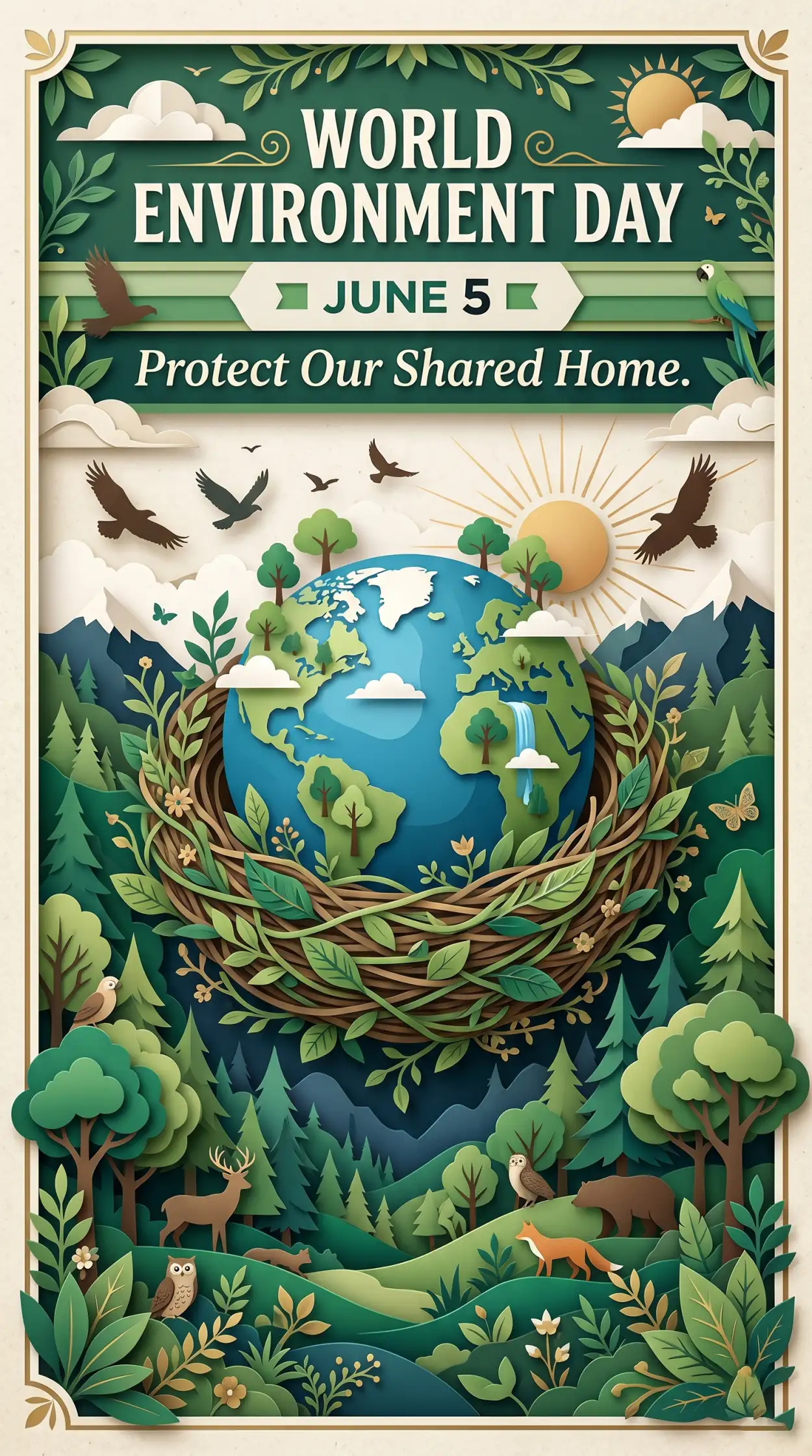 Free Download World Environment Day 2026 Pinterest Pin Theme - High Quality World Environment Day Theme 2026 Image