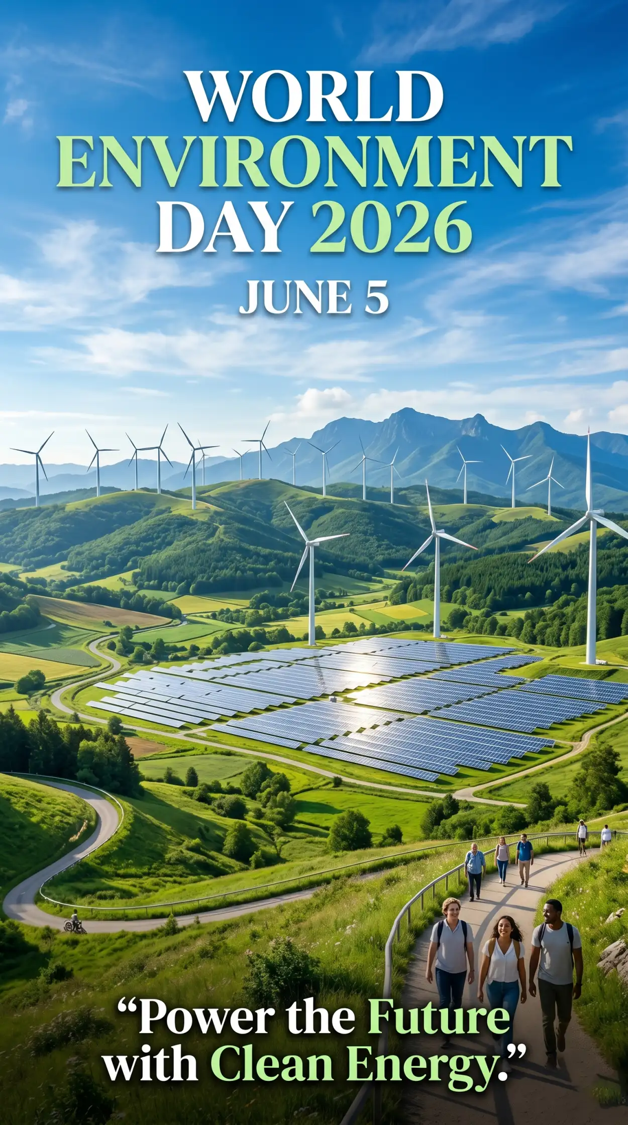 Free Download World Environment Day 2026 Renewable Energy Theme - High Quality World Environment Day Theme 2026 Image