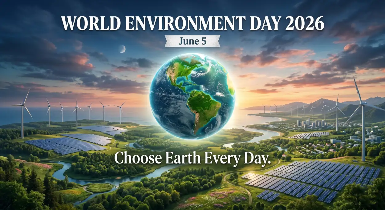 Free Download World Environment Day 2026 Save Earth Social Media Images - High Quality World Environment Day Poster Ideas 2026 Image