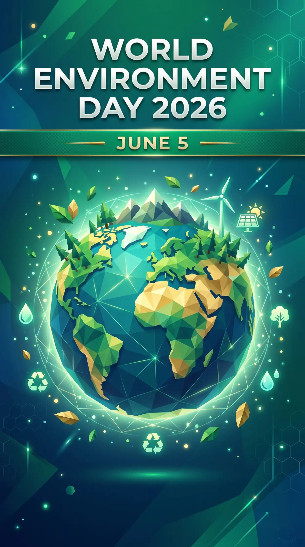 Free Download World Environment Day 2026 Social Media Awareness Campaign Design - High Quality World Environment Day 2026 Image