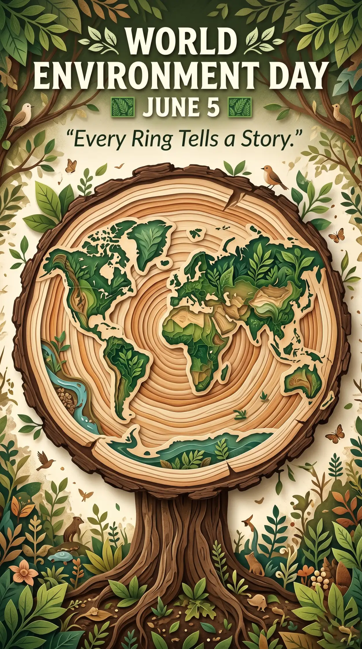 Free Download World Environment Day 2026 Sustainable Living Theme - High Quality World Environment Day Theme 2026 Image
