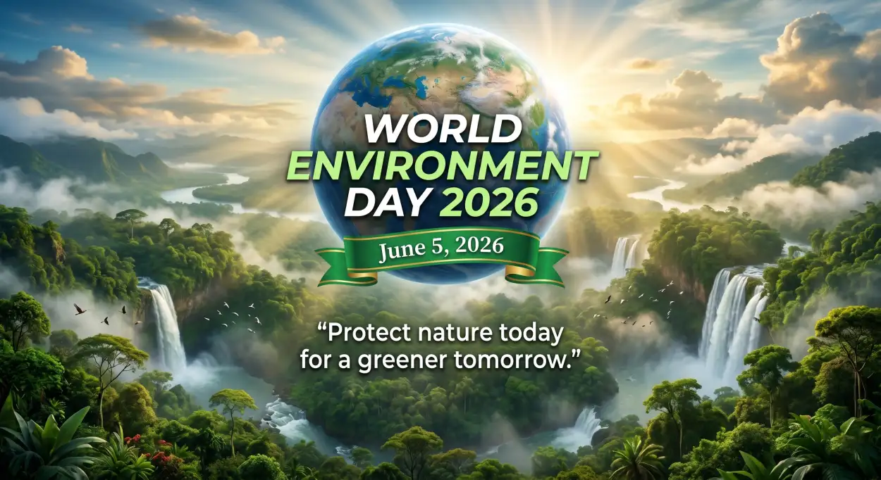 Free Download World Environment Day 2026 Theme And Slogan - High Quality World Environment Day 2026 Image