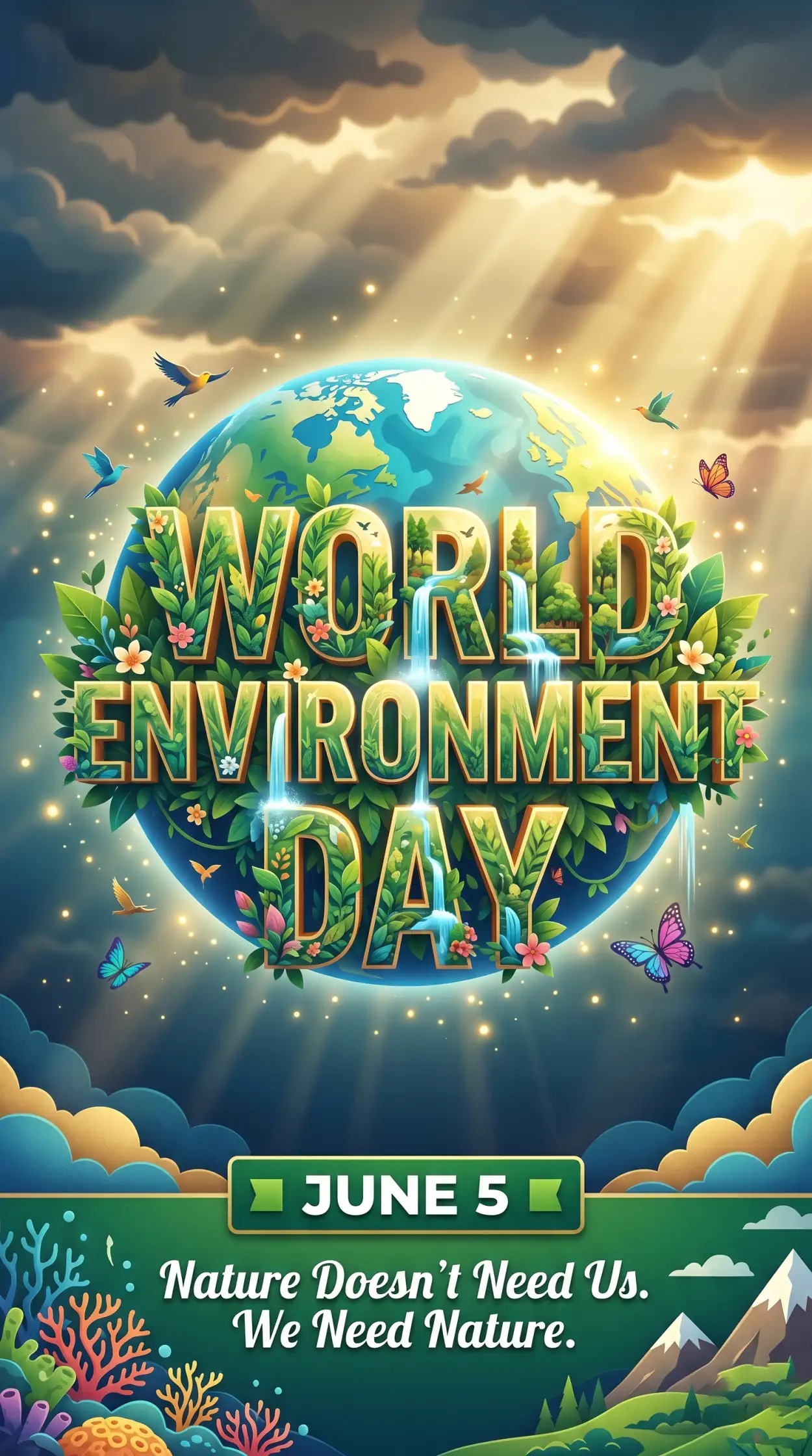 Free Download World Environment Day 2026 Theme For Colleges - High Quality World Environment Day Theme 2026 Image