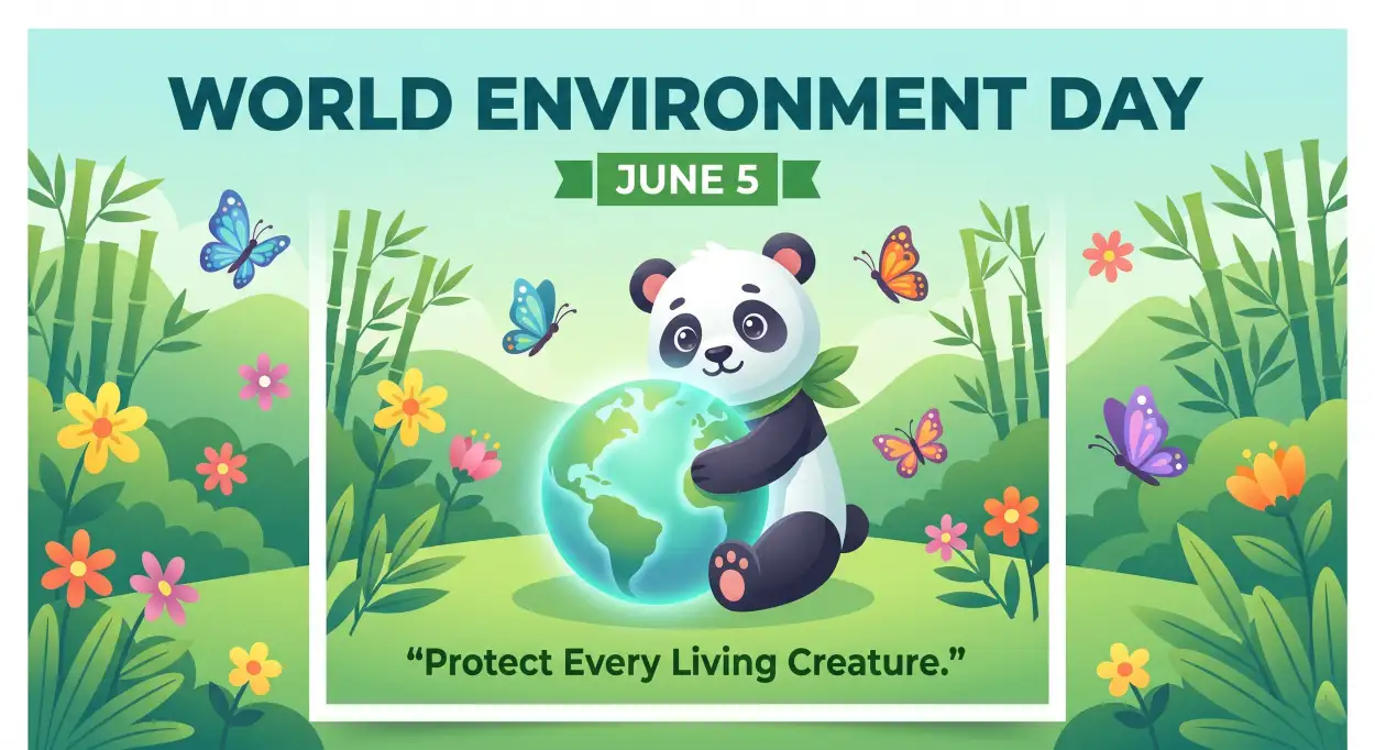 Free Download World Environment Day 2026 Theme Template - High Quality World Environment Day Theme 2026 Image
