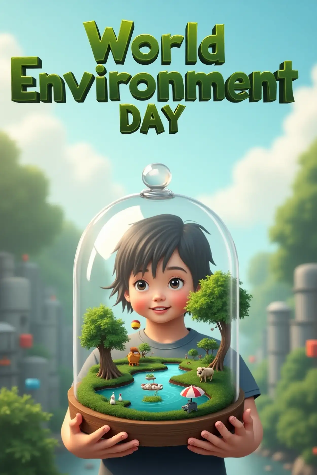 world environment day awareness poster image