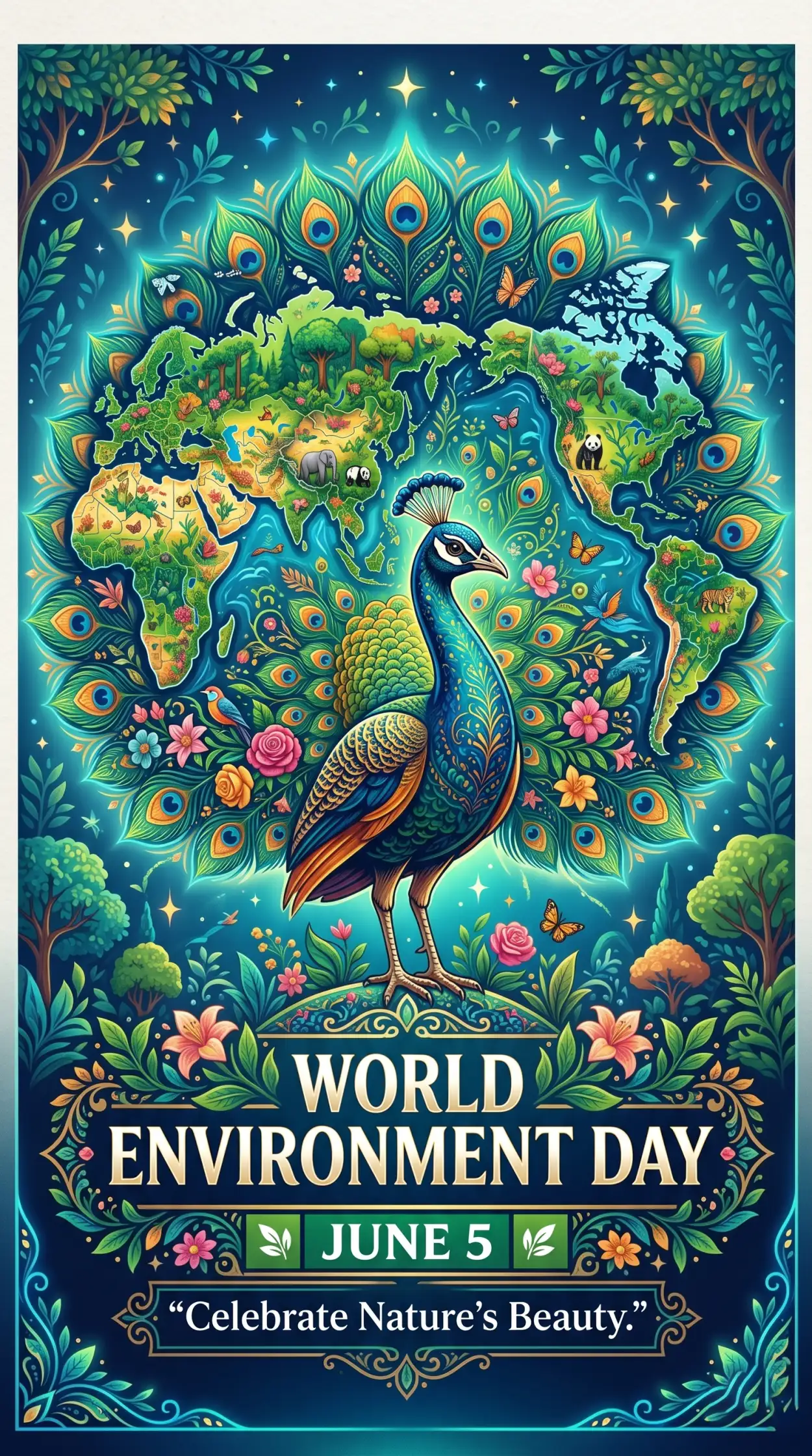 Free Download World Environment Day Environmental Awareness Poster For Instagram - High Quality World Environment Day Theme 2026 Image