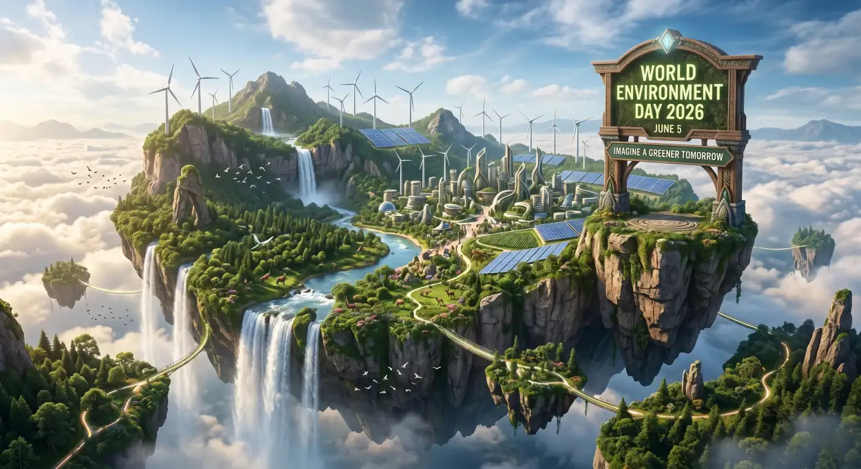 Free Download World Environment Day Green Earth Facebook Cover - High Quality World Environment Day Theme 2026 Image