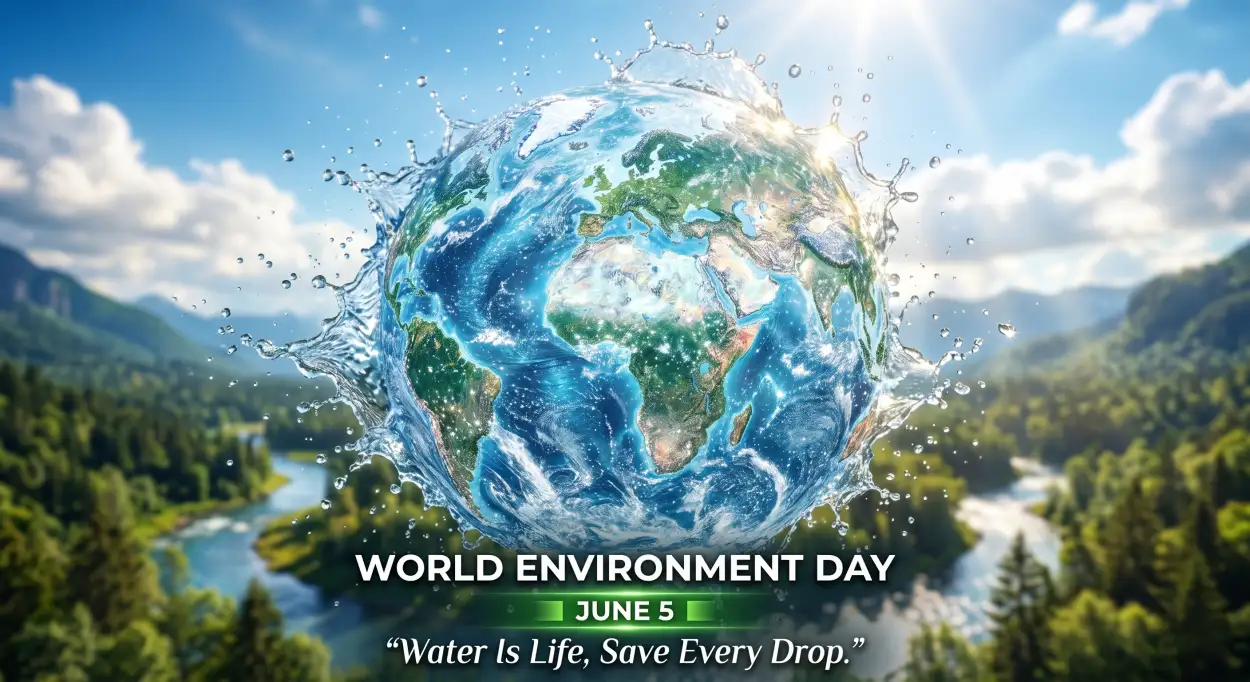 Free Download World Environment Day Motivational Social Media Post - High Quality World Environment Day Theme 2026 Image
