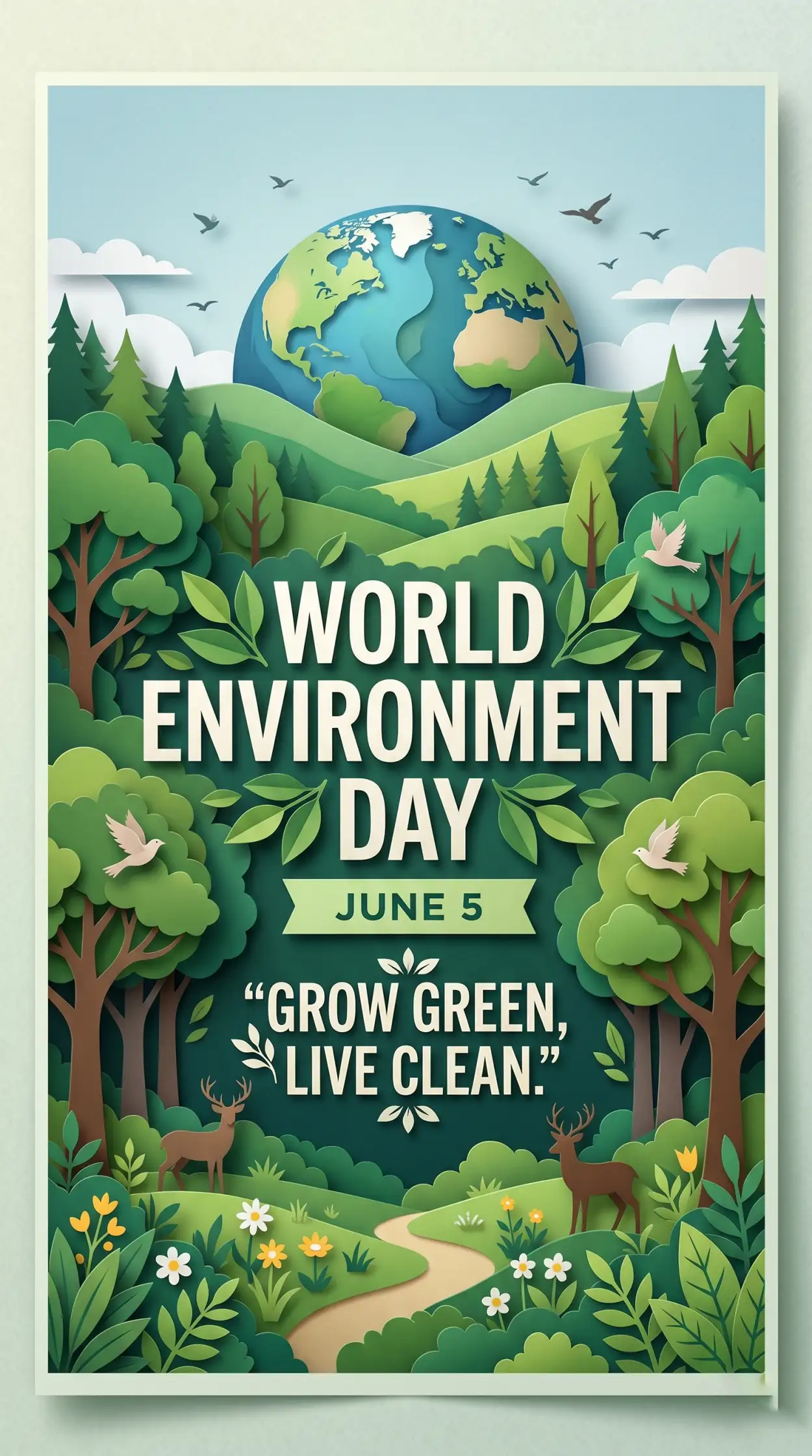 Free Download World Environment Day Poster Ideas For Classroom Activity - High Quality World Environment Day Poster Ideas 2026 Image