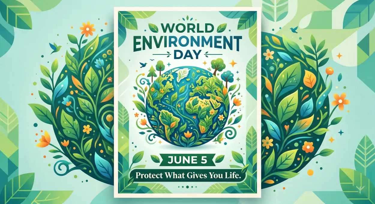 Free Download World Environment Day Poster Ideas For Digital Design - High Quality World Environment Day Poster Ideas 2026 Image