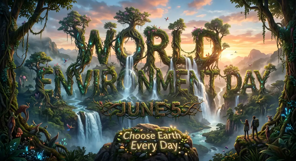Free Download World Environment Day Poster Ideas With Climate Change Theme - High Quality World Environment Day Poster Ideas 2026 Image