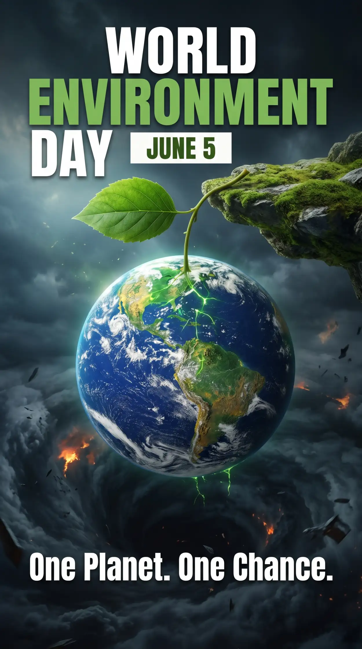 Free Download World Environment Day Poster Ideas With Eco Warrior Concept - High Quality World Environment Day Poster Ideas 2026 Image
