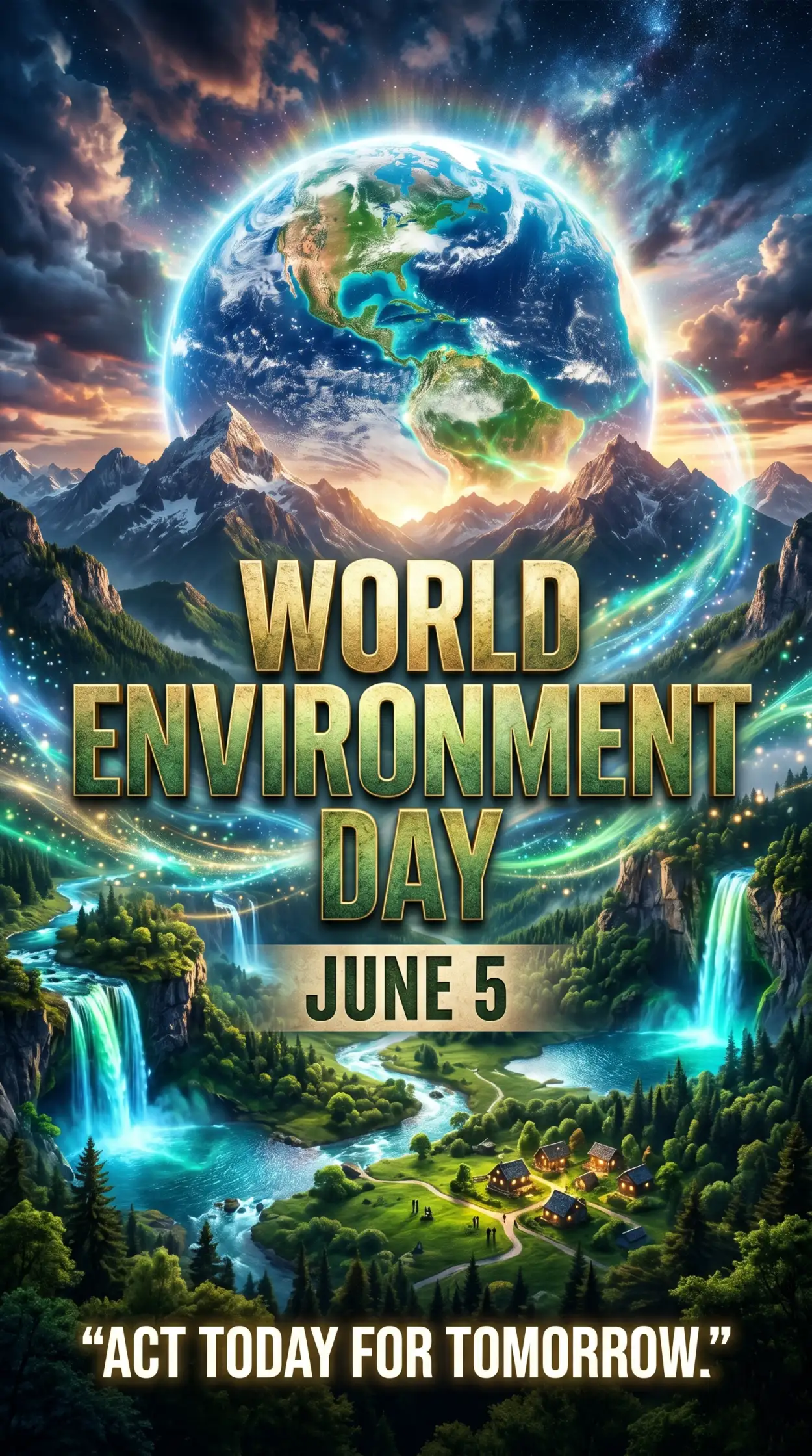 Free Download World Environment Day Poster Ideas With Environmental Celebration Theme - High Quality World Environment Day Poster Ideas 2026 Image