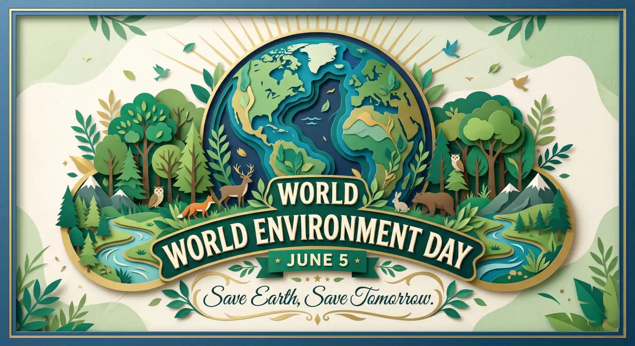 Free Download World Environment Day Poster Ideas With Environmental Stewardship Theme - High Quality World Environment Day Poster Ideas 2026 Image