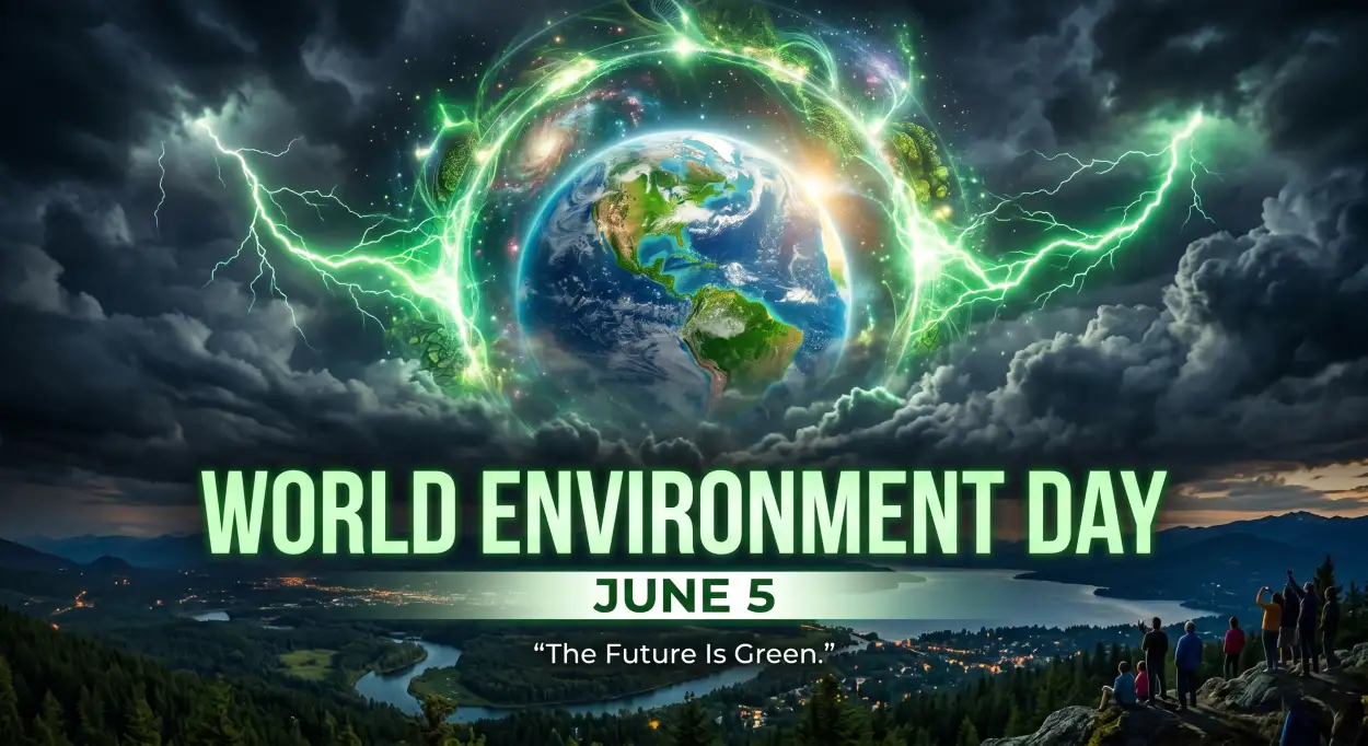 Free Download World Environment Day Poster Ideas With Green Revolution Concept - High Quality World Environment Day Poster Ideas 2026 Image