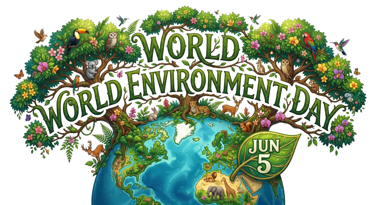 Free Download World Environment Day School Poster Png - High Quality World Environment Png Transparent Background Transparent PNG