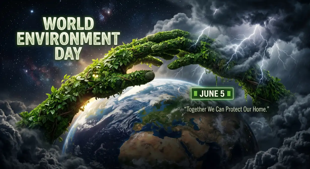 Free Download World Environment Day Social Media Campaign Graphics - High Quality World Environment Day Theme 2026 Image