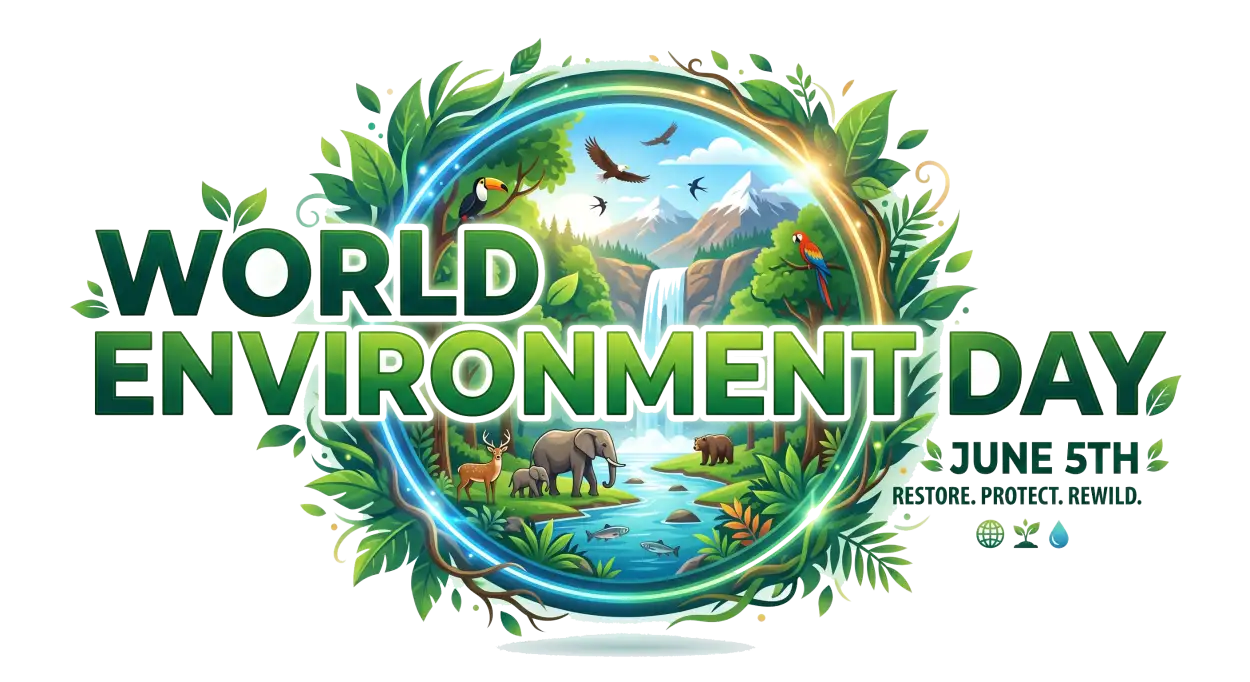 Free Download World Environment Day Title Png - High Quality World Environment Day Png Transparent PNG