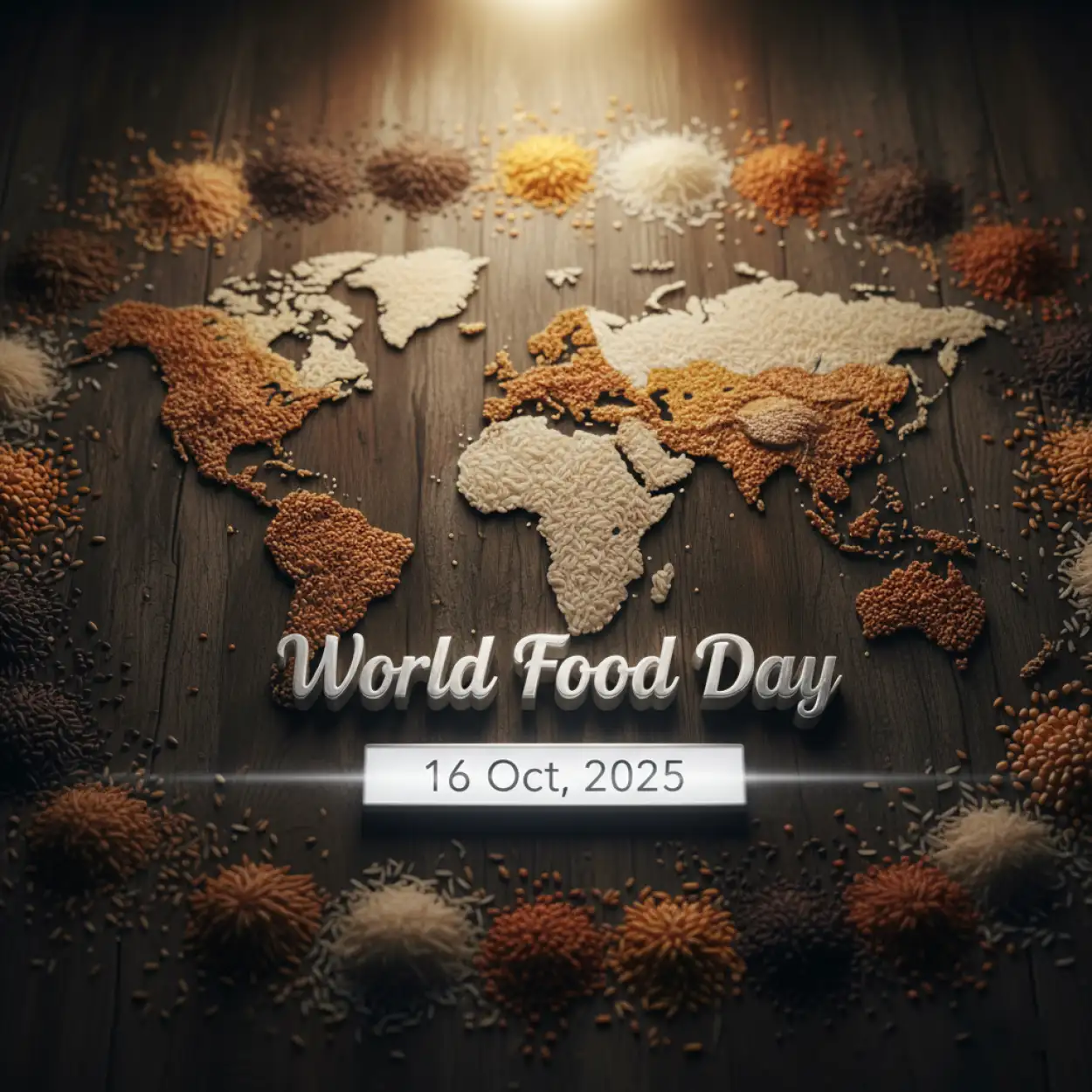 world food day 2025 theme poster in english