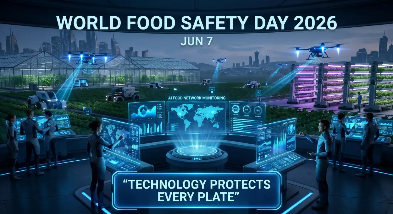Free Download World Food Safety Day 2026 Linkedin Post Graphics - High Quality World Food Safety Day 2026 Image