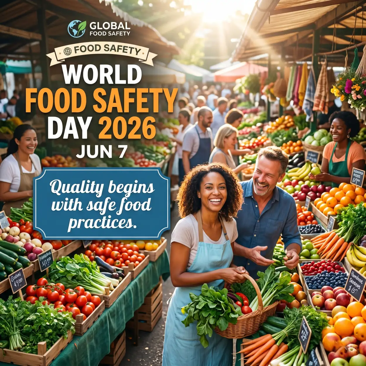 Free Download World Food Safety Day 2026 Twitter Post Image - High Quality World Food Safety Day 2026 Image