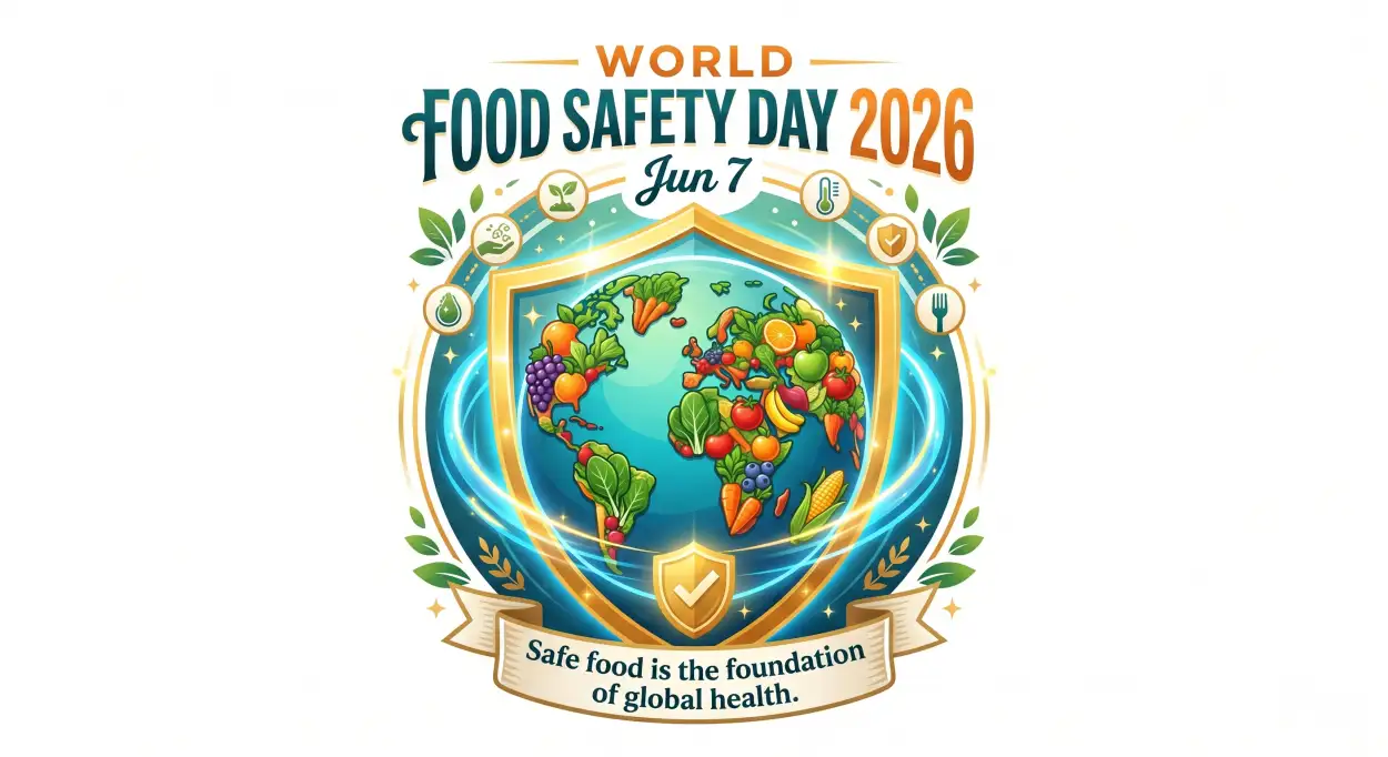 Free Download World Food Safety Day Emblem Transparent Png - High Quality World Food Safety Day 2026 Transparent PNG