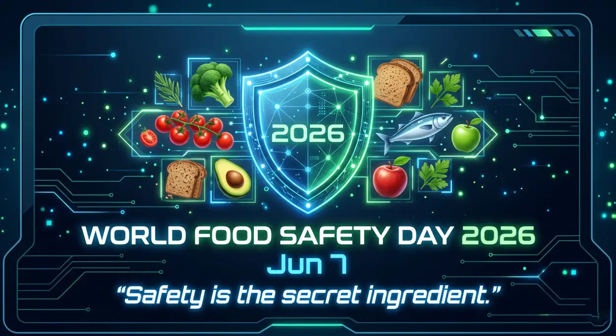 Free Download World Food Safety Day Sticker Png Download - High Quality World Food Safety Day 2026 Transparent PNG