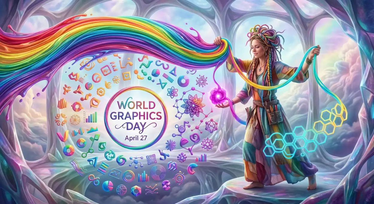 Free Download World Graphics Day 2026 Wishes - High Quality World Graphics Day 2026 Image