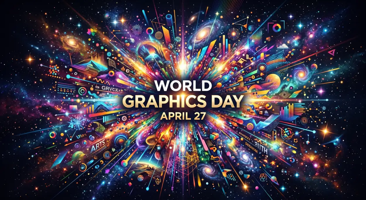 Free Download World Graphics Day Creative Illustration Ideas - High Quality World Graphics Day 2026 Image