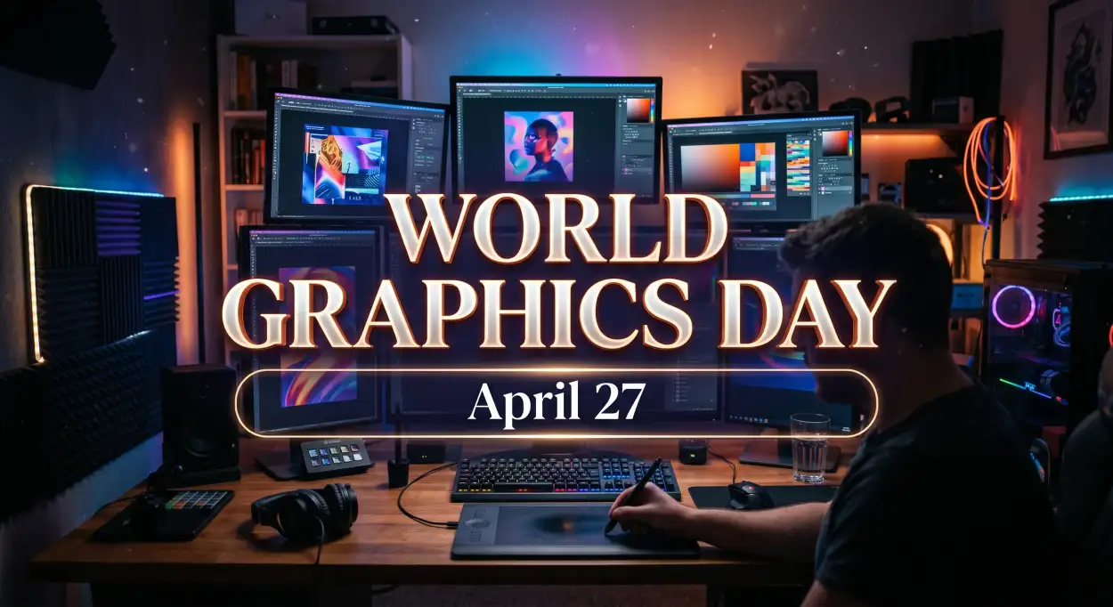 Free Download World Graphics Day Facebook Post Ideas - High Quality World Graphics Day 2026 Image