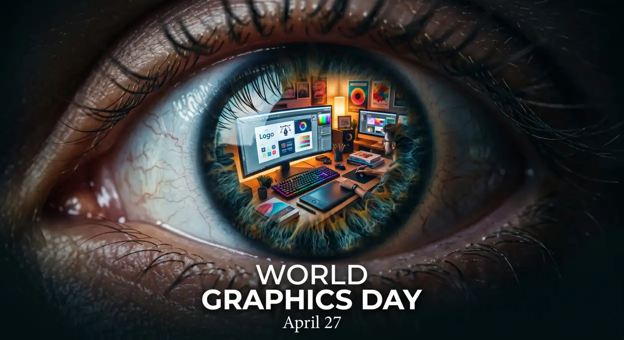 Free Download World Graphics Day Modern Graphic Artwork - High Quality World Graphics Day 2026 Image