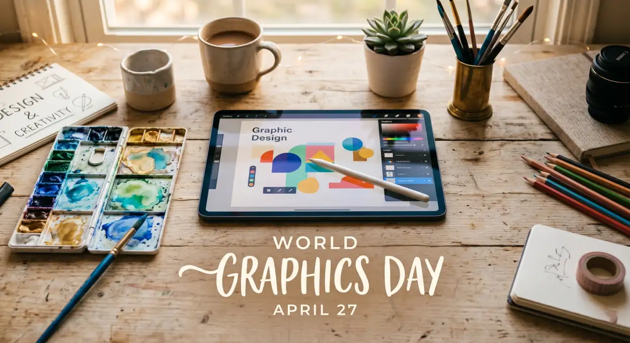 Free Download World Graphics Day Story Template Instagram - High Quality World Graphics Day 2026 Image