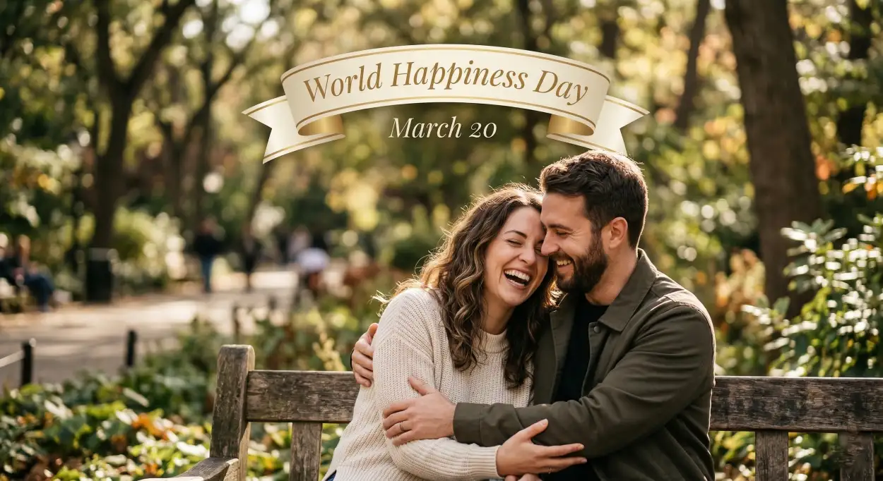Free Download World Happiness Day 2026 Happiness Quotes In English - High Quality World Happiness Day 2026 Image