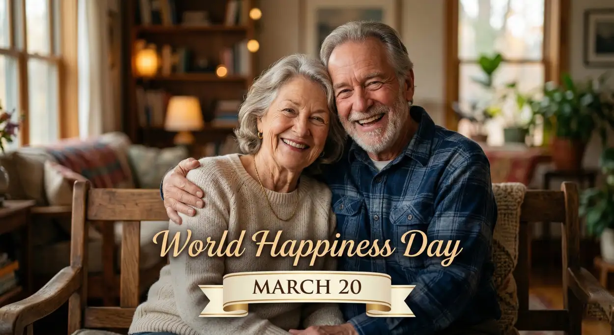 world happiness day 2026 smiling people prompt