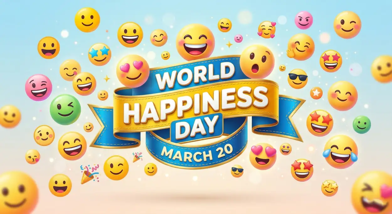 world happiness day 2026 social media ads content