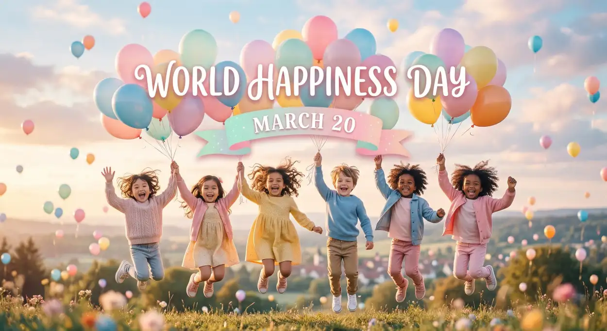 Free Download World Happiness Day 2026 Viral Instagram Captions - High Quality World Happiness Day 2026 Image
