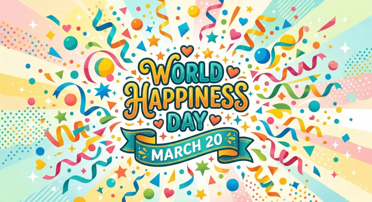 Free Download World Happiness Day 2026 Whatsapp Dp Images - High Quality World Happiness Day 2026 Image