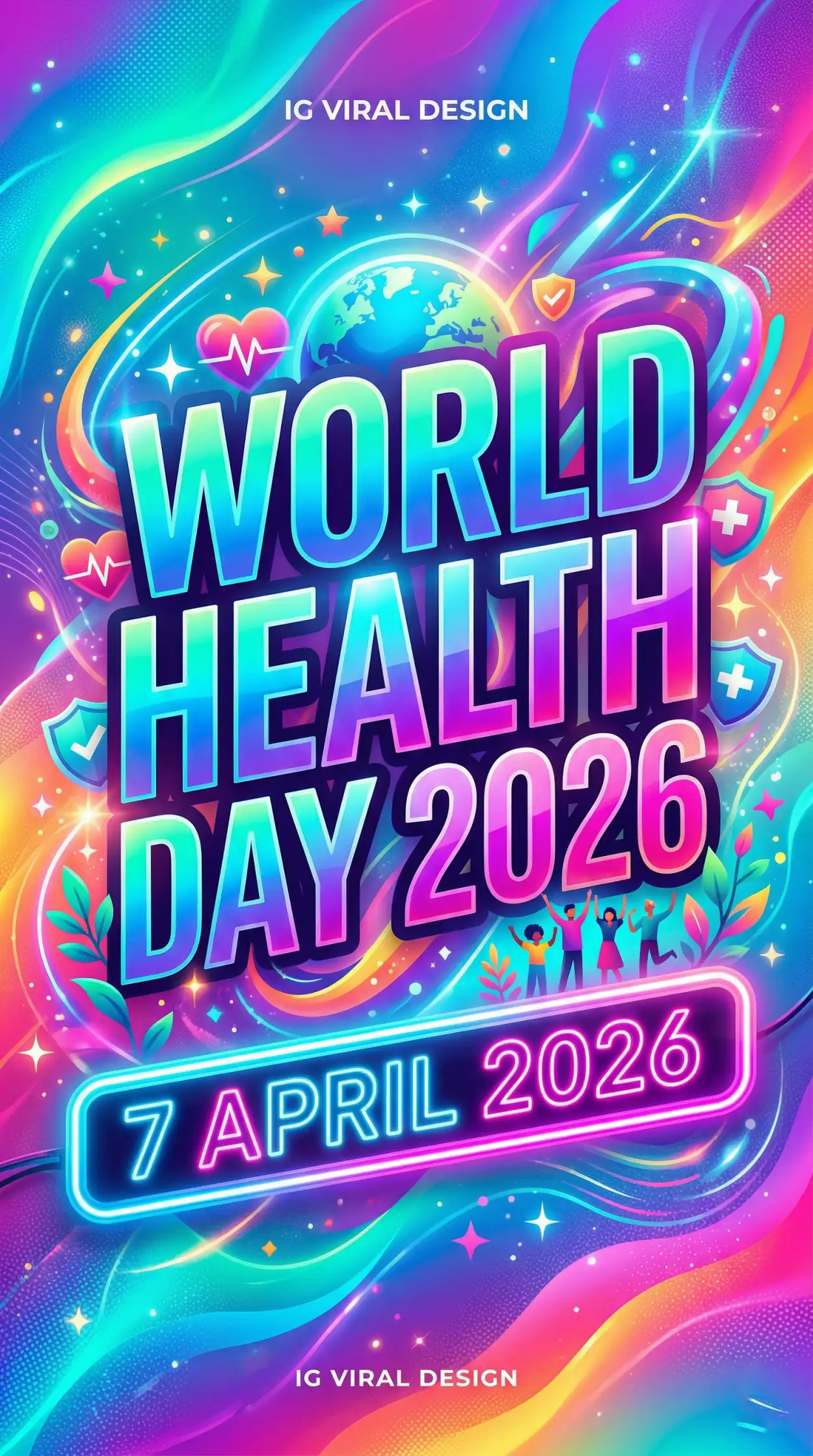 Free Download World Health Day 2026 Creative Banner - High Quality World Health Day 2026 Image