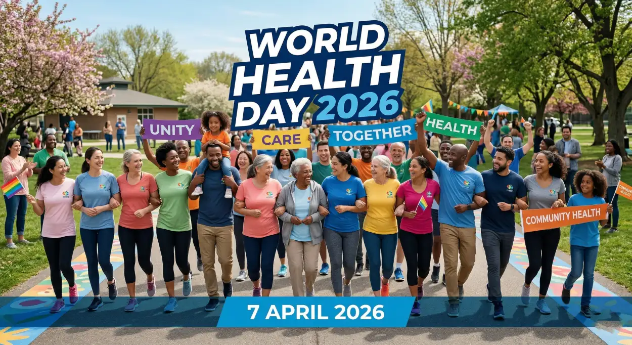 Free Download World Health Day 2026 Poster Png Free Download - High Quality World Health Day 2026 Transparent PNG